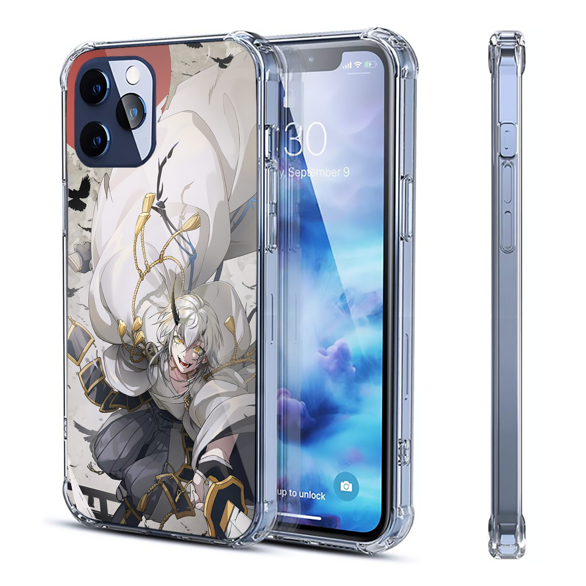 （画像用） 刀剣乱舞 Touken Ranbu 【iPhone 12シリーズ対応】透明スマホケース（クリアソフトケース）